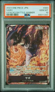 One Piece Card Game Sabo #083 PSA 10