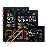 Scratch Book Watercolor Painting Children's Educational Colorful Scratch Paper DIY Handmade Creative