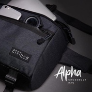 Alpha Waistbag Men's Bag For Ipad Pro 11"/Ipad Air 2019 Tablet Samsung Xiaomi Original