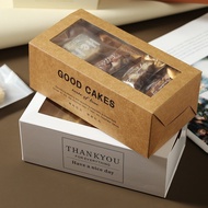 Bakery D'VER ️ Roll Cake Drawer Box Size 8*17.5*6.5 cm. Pack Of 10 Window