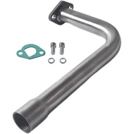 Upgrade Exhaust Pipe With Female Threaded For Predator 212cc 196cc Go Kart& Mini Bike, For Coleman P