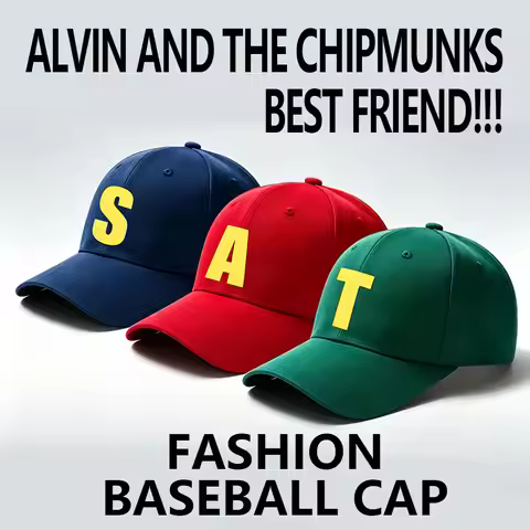 Alvin and The Chipmunks Best Friend Duckbill Cap S A T Woman Man Adult Adjustable Baseball Cap Party