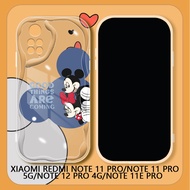 Case For Xiaomi Redmi Note 11 Pro Note 11S Note11 Pro Plus Cartoon Mickey &amp; Minnie Mouse Phone Case Soft Silicone Wave Edge Back Cover Casing