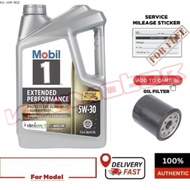 120766 Mobil 1™ Extended Performance SAE 5W30 fully synthetic engine oil (4.73 liter) protects for 2