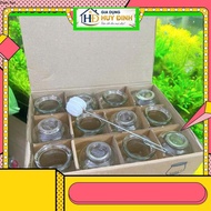 Set of 12 convenient glass cupping tubes - Set of 12 Premium glass cupping cups