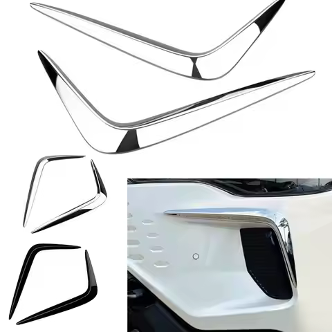 For Toyota Corolla Cross 2025 2026 ABS Front Bumper Accessories Fog Anti-Collision Bright Light Deco