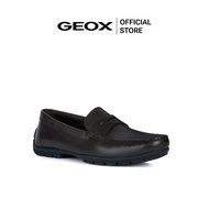 GEOX รองเท้าหนังผู้ชาย รุ่น U MONER W 2FIT - COFFEE FW24 (U44Q6DC6009M_F4BRXX)