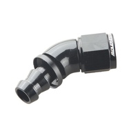 AN6 AN8 AN10 AN12 45 90 120 150 180 Degree Push On Lock One Pieces Hose End Fitting Adapter