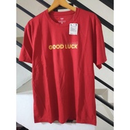 Original Giordano T-Shirt LUCK REDGood