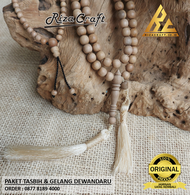 PAKET LEBIH HEMAT Gelang & Tasbih Kayu Dewandaru Original Asli Karimunjawa Premium