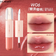 橘朵双头唇釉哑光口红亮面口红Judydoll double ended Lipstick Lipgloss Long Lasting Glossy Makeup Liquid Lipstick Wat