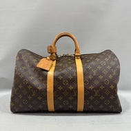 LV m41428 原花pvc手提包 keepall 45