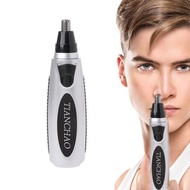 กรรไกรตัดจนจมูก และขนหู ที่ตัดขนหู สวิทซ์เปิด ปิดในตัว ใช้ถ่าน 2A 2ก้อน Nose &amp; Ear Hair Trimmer ที่ตัดขนจมูกไฟฟ้า เครื่องตัดขนจมูก