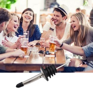 1pcStainless Steel Wine Stopper Bottle Pourer Nozzle Olive Oil Wine Dispenser Mouth Levert For Whisky Cocktail Bar Accessory