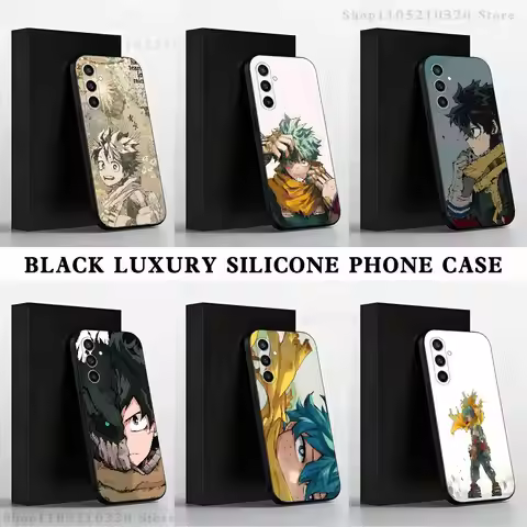 My H-Hero Academia D-Deku Phone Case For Samsung S 25,24,23,22,30,21,10,9,Ultra,Plus,Lite,FE,4,5 G B