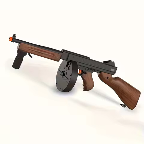 Large Thomson M1928 Blaster with Drum - Electric Automatic Blaster,Perfect Gift for Christmas, Hallo