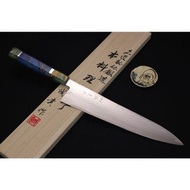 🇯🇵【誠貴作】和牛刀 SG2粉末鋼 大馬士革 270mm 穩定木 雙銀卷 田中誠貴製作所 日本高級廚刀