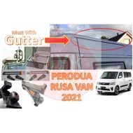 PERODUA RUSA VAN 2021 Turbo Auto Car Van Roof Rack Carrier Top Holder Luggage Carrier (For Car With Rain Gutter)