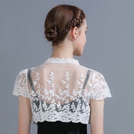 Lace Bolero - White Summer Outerwear for Women
