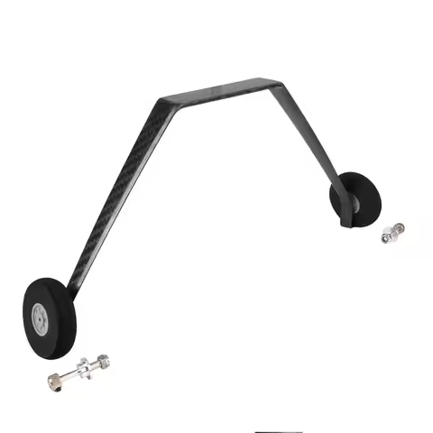 1 Set Carbon Fiber 260#30E 50E 70E1 Landing Gear Wheel Kit DIY Parts for RC Airplane Jet