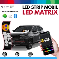 Led Matrix Panel Flexible Car Bluetooth Connection Led For Car Promotional Advertising