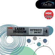 NGK Spark Plug Laser Iridium Honda City GM6 T9A ,Jazz T5A GK5 ,BRV ,CRZ (DIFR6D13)