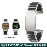 Suitable for T80 Casio Small Square AE-1200WH/1300/A159W Stainless Steel Watch Strap