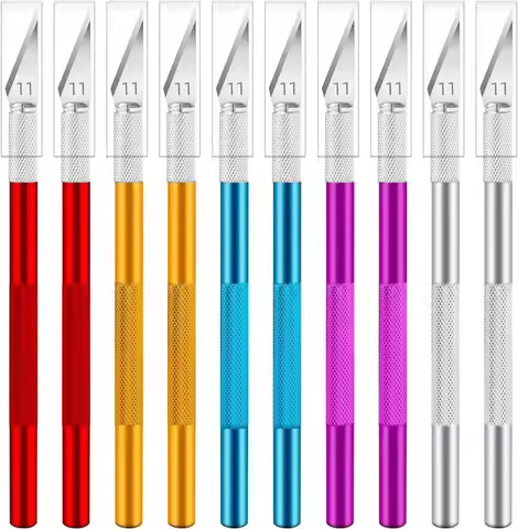 Xacto For Cutting 10 New Hobby Razor Knife Set Exacto Blades Creation Of Crafting