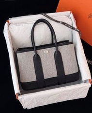 Hermes Neo garden party panda canvas/ mini gp熊貓帆布，迷你花園包，Neo garden party 23bag，stamp G