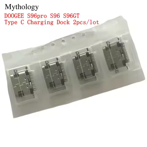 For Doogee S96 Pro S96GT Type C USB Charging Dock Connector Socket Tail Plug Interface 2pcs Lot
