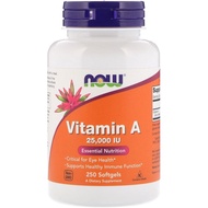Now Foods Vitamin A, Cod Liver Oil 25,000 IU, 1