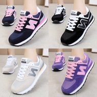 【High quality】new summer sports N-shaped shoes female Forrest running mesh for men and women-new summer sports shoes N-shape female Korean students all match regular balance Walkin