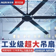 ST-ΨLarge Ceiling Fan80Inch Strong Wind Super Large Industrial Remote Control Factory2Beige High-Power Black Electric Fa