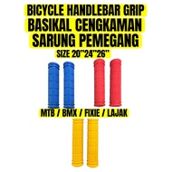 BICYCLE HANDLEBAR GRIPS SILICONE RUBBER SARUNG TANGAN CENGKAMAN PEMEGANG BASIKAL GETAH SILIKON BMX M