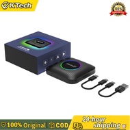 【Vktech】อะแดปเตอร์ไร้สายแบบไร้สาย Android Auto Auto Adapter Box Box ที่เข้ากันได้กับบลูทู ธ บวกกับ Q