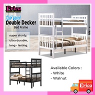 Erica Full SOLID WOOD/ Single + Single Size/Double Decker Bed ( Free Installation &amp; Free Shipping ) / Katil kayu / Katil