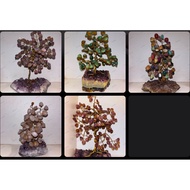 [READ DESCRIPTION] Preloved Gemstone Trees 11.5, 7.5” & 7”