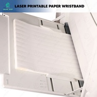 Laser Printable Paper Wristband sheets, Event Wristbands, Resort Wristbands for crowd control