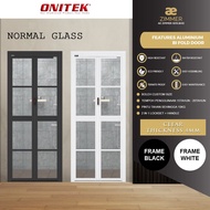 AE Zimmer Onitek CUSTOM MADE CLEAR PANEL BiFold Door Toilet / Aluminium Door CLEAR PANEL / Pintu Lip