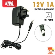 EZVIZ CAMERA UK Switching Power Adaptor 12V 1A 12W (2.1 x 5.5mm) Plug - 1.5m Cable