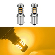2Pcs Car Yellow 12V Led 1156 3030 27Smd Reverse Backup Rear Tail Light Lamp Bulb