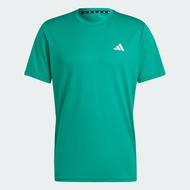 adidas Top Men's Short-Sleeved Sports TR-ES BASE T Breathable Casual Comfortable Green IC7432
