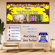 Cetak Spanduk Banner Jualan Pisang Keju dan Pisang Lumer