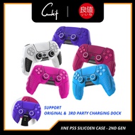 【 10.10 SALE 】IINE PS5 Silicone Case PS5 Dual Sense Silicone Case Support Charging Dock Silicone Cas