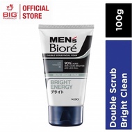 Biore Men's Double Scrub Bright Clean (100g)