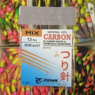 mix carbon 1010r kail 0.1 0.3 0.6 kuning kail emas Kieryu dengan lubang 1010R- kail ukuran 01- kail