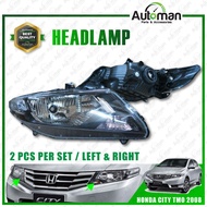 Honda City TMO 2008 - 2010 Front HeadLamp Head Lamp Light (No Bulb)