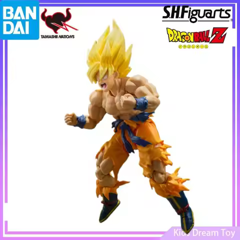 Bandai Stock Original shf DragonBall Z Anime SUPER SAIYAN SON GOKU -LEGENDARY SUPER SAIYAN- [BEST SE