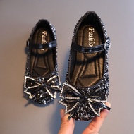 JIFANPAUL | Crystal Princess Shoes For Girls Soft Soled Leather