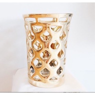 Gold Decorative Flower Vase - Mexico